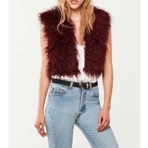 JACK by bb Dakota faux fur vest